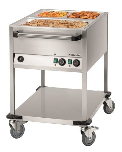 Carro baño María dos zonas Bartscher 2 x GN1/1 200261