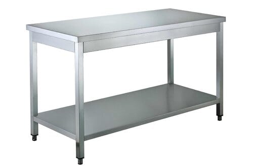 Mesa de trabajo acero inox. BASICLINE 1000 x 600mm 64765 Bergman