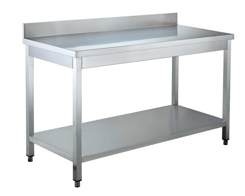 Mesa de trabajo con peto BASICLINE 1000 x 700mm 64774 Bergman