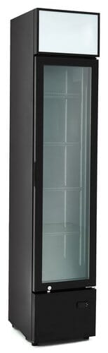 Frigorífico expositor slim panel iluminado 160L 64793 Bergman