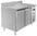 Mesa refrigerada con peto 2 puertas BASICLINE 280L 64799 Bergman