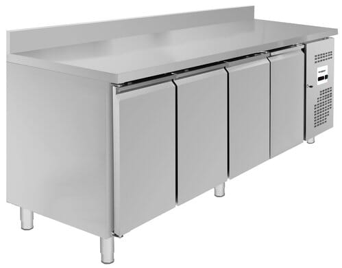 Mesa refrigerada con peto 4 puertas BASICLINE 553L 64801 Bergman