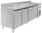 Mesa refrigerada con peto 4 puertas BASICLINE 553L 64801 Bergman