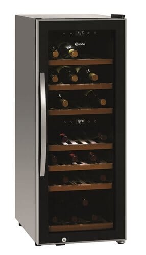 Vinoteca Bartscher 38 botellas 2Z negra 700130