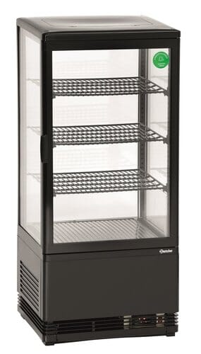 Vitrina refrigerada Bartscher 78L negra 700277G