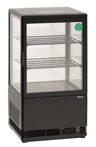 Vitrina refrigerada Bartscher 58L negra 700358G