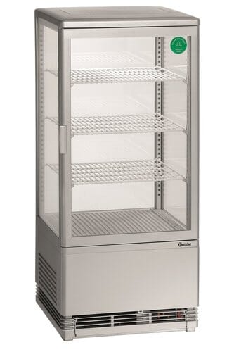 Vitrina refrigerada Bartscher 78L plateada 700778G