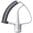 Batidor con lado flexible KitchenAid 5KFE5T AD579