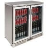 Botellero acero inox. 2 puertas Polar 180 botellas CE206