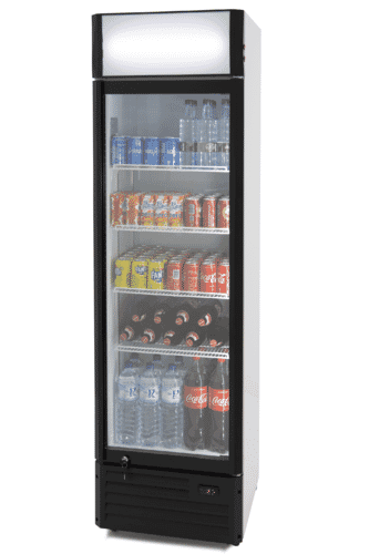 Frigorífico expositor panel iluminado 360L CS360B Clima Hosteleria