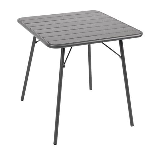 Mesa de lamas de acero gris Bolero CS730