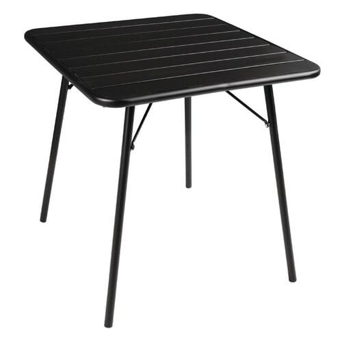Mesa de lamas de acero negro Bolero CS731