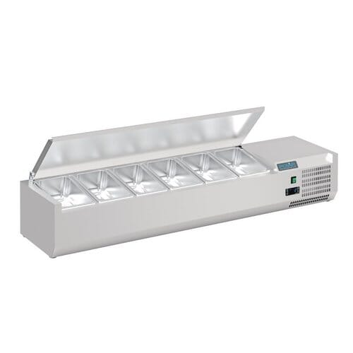 Vitrina de ingredientes refrigerada Polar 6 x GN1/4 DA680