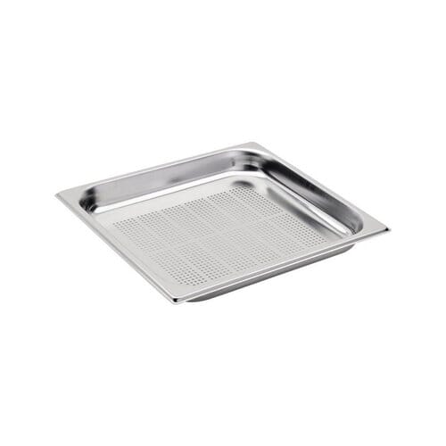 Cubeta perforada acero inox. Gastro M GN 2/3 100mm DA747