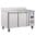 Mesa refrigerada peto trasero 2 puertas Polar 282L DL914