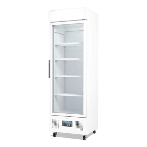 Frigorífico expositor con panel iluminado Polar 368L DM076