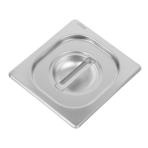 Tapa acero inox. uso intensivo Vogue GN1/6 DW459