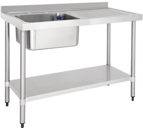 Fregadero industrial escurridor derecha Vogue 1200mm DY823