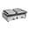 Plancha sandwichera doble estriada Buffalo DY994