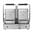 Plancha sandwichera doble estriada Buffalo DY994