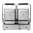 Plancha sandwichera doble plana Buffalo DY998