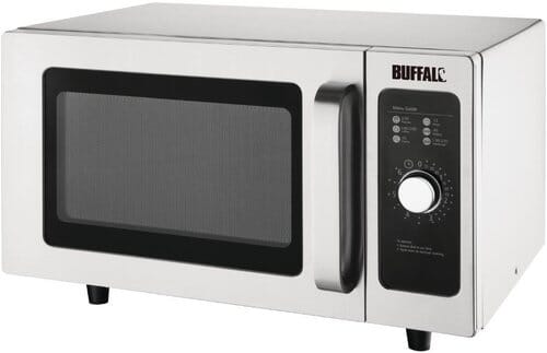 Microondas comercial manual Buffalo 1000W 25L FB861