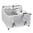 Freidora grifo y temporizador 12kW Buffalo 2 x 8L FC377