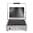 Plancha sandwichera estriada grande temp. Buffalo FC380