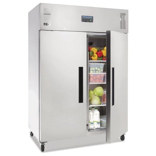 Congelador Polar GN doble puerta acero inox. 1200L G595