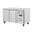 Mesa refrigerada con ruedas 2 puertas Polar 282L G596