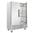 Frigorífico Slimline acero inox 2 puertas 960L Polar GD879