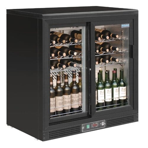 Vinoteca con 2 puertas deslizantes Polar 56 botellas GH130