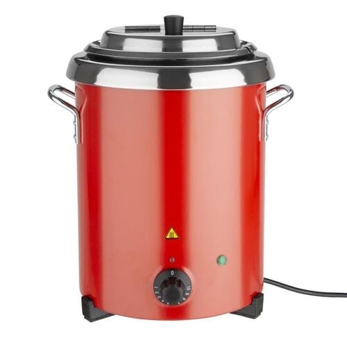Olla calentadora sopa con asas Buffalo 5,7L roja GH227