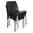 Silla apilable de polietileno negro Bolero (4 uds.) GJ976