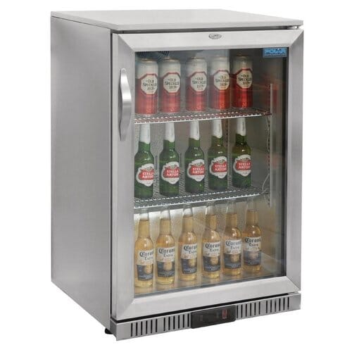 Botellero acero inox. una puerta Polar 138Ltr GL007