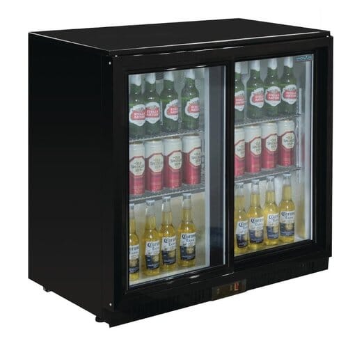 Botellero bajo 2 puertas desliza. Polar 198Ltr GL010