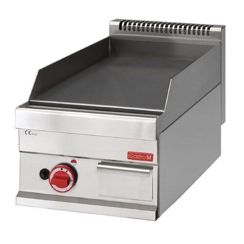 Plancha a gas profesional Gastro M 400 x 650mm lisa GL917