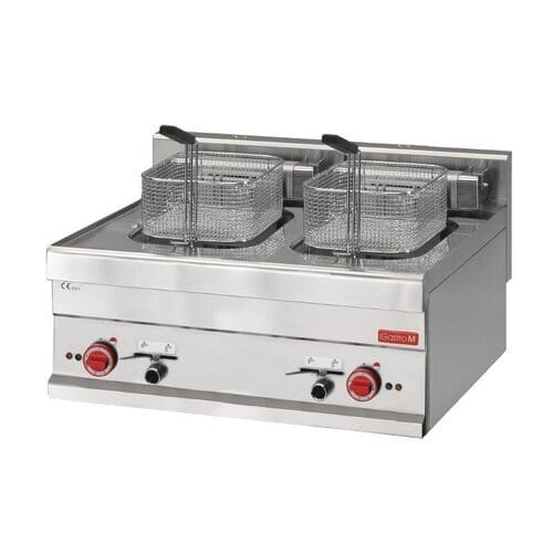 Freidora doble profesional Gastro-M 65/70 FRE 2x10L GL922