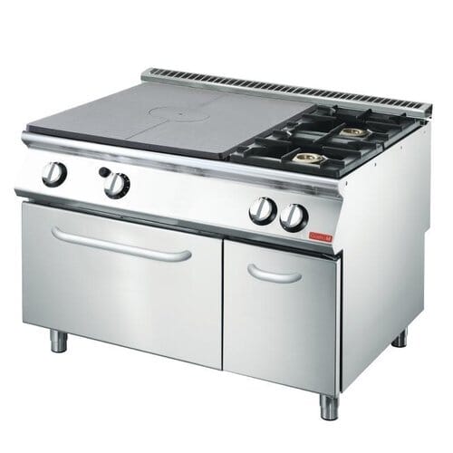 Cocina a gas profesional Gastro-M 70/120 TPFCFGB GL935