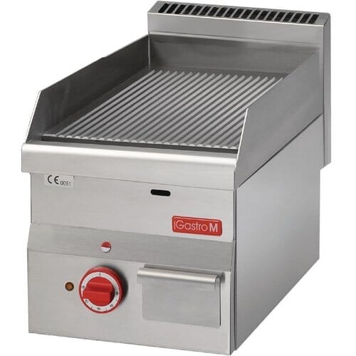 Plancha eléctrica profesional Gastro M 300 x 600mm estriada GN022