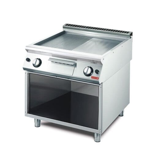 Plancha a gas profesional Gastro M 800 x 700mm li/es GN098
