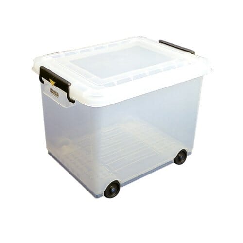 Caja de almacenamiento móvil con tapa Araven 50L J245