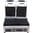 Plancha sandwichera doble estriada temp. Buffalo L537