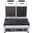 Plancha sandwichera doble mitad plana temp. Buffalo L555