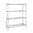 Estanterías de varilla con 4 niveles Vogue 1525x457mm L929