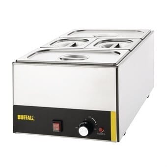 Baño María Buffalo con recipientes S007