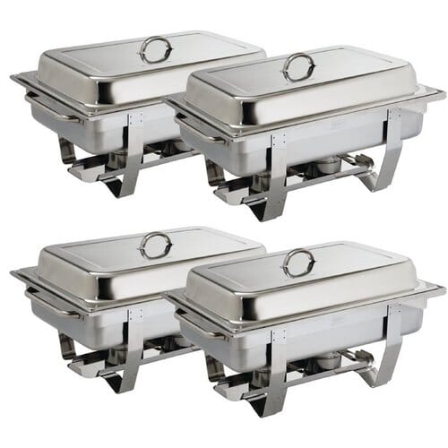 Juego de cuatro chafing dish Milán GN1/1 Olympia S299