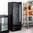Frigorífico expositor para bebidas negro ECO 288 SC-280F Gastro Hero