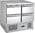 Mesa refrigerada mini 4 cajones GN1/1 ECO 220L SH901-4D Gastro Hero