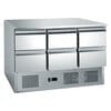 Mesa refrigerada mini 6 cajones GN1/1 ECO 368L SH903-6D Gastro Hero